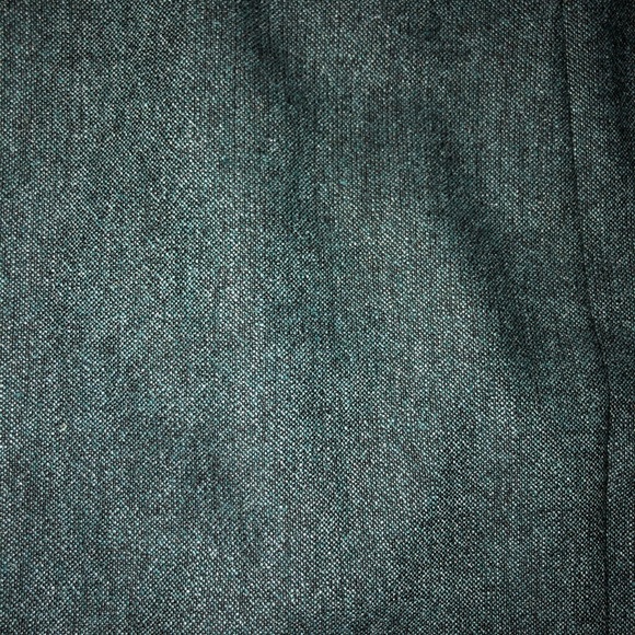 Teal Tweed Skirt Pencil Back Zipper - Picture 3 of 10